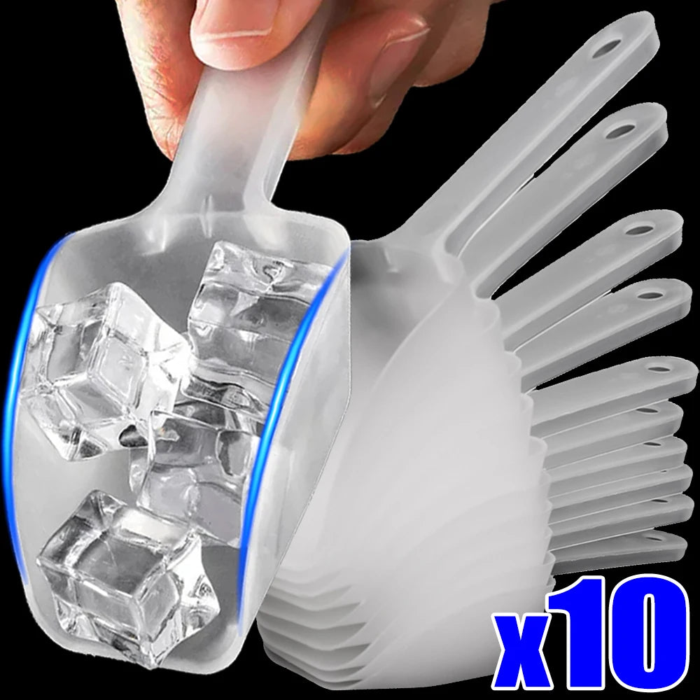 Pás de Plástico Multiuso – Transparente – 5 ou 10 Unidades