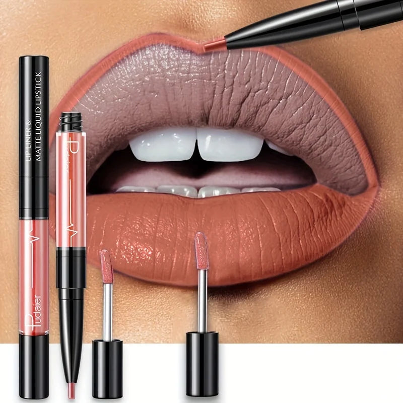 Lápis de Contorno Labial à Prova d’Água – Alta Precisão e Longa Duração