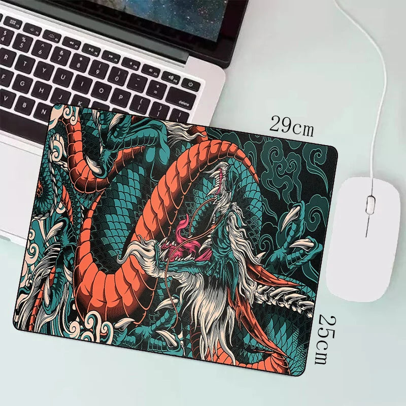 Mousepad Gamer Japonês XXL – Dragão Estilo Anime | Antiderrapante