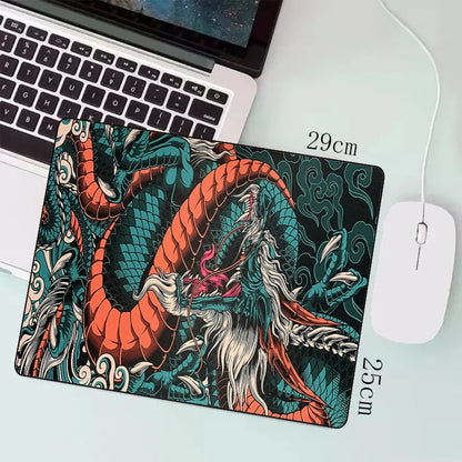 Mousepad Gamer Japonês XXL – Dragão Estilo Anime | Antiderrapante