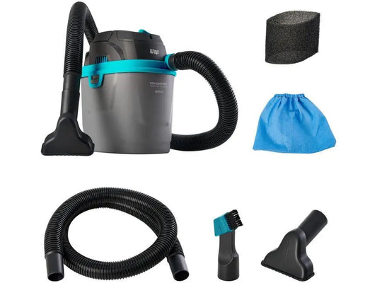 Aspirador de Pó e Água WAP GTW Compact – 1400 W | Preto e Turquesa – 110 V