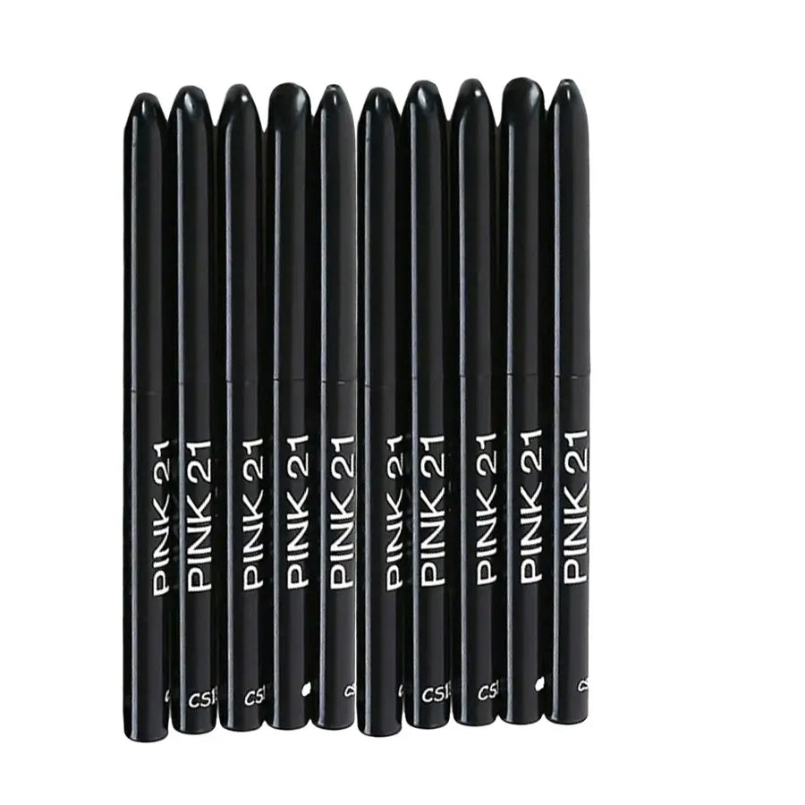Kit 10 Lápis Delineadores Pretos – Longa Duração