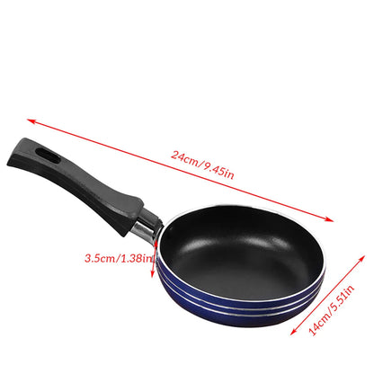 Mini Frigideira Antiaderente em Aço Inox – 12cm / 14cm / 16cm
