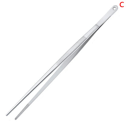 Pinça de Cozinha Extra Longa em Aço Inox