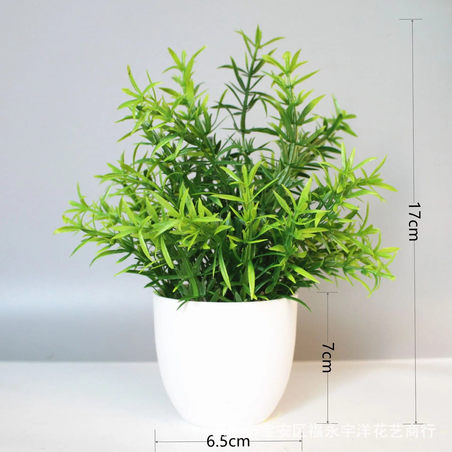 Bonsai Artificial Decorativo em Vaso