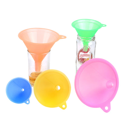 Conjunto 5 Peças Mini Funis – Para Cozinha, Bar, Perfumes e Cosméticos