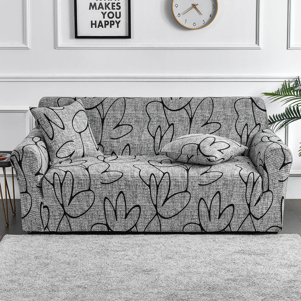 Capa de Sofá Estampada em Elastano – Protetor Decorativo