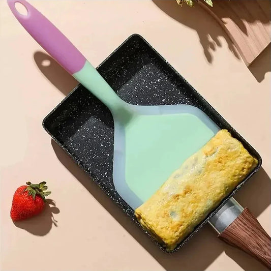 Espátula de Silicone para Cozinha – Pancake, Ovos, Carne, Pizza | Resistente ao Calor