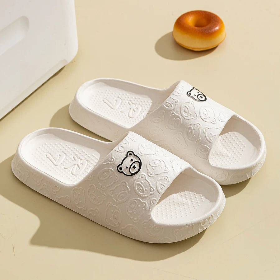 Chinelo Feminino ASIFN Estampa de Ursinho – EVA Confortável, Antiderrapante