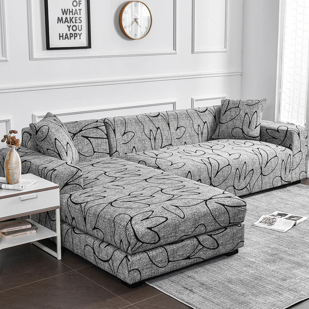 Capa de Sofá Estampada em Elastano – Protetor Decorativo
