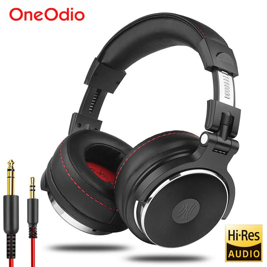 Fones de Ouvido com Fio Oneodio Pro 10/30/50 — Estúdio Profissional, DJ, Microfone