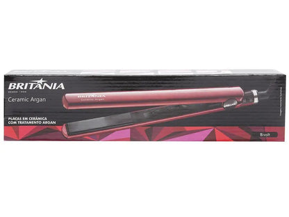 Prancha Alisadora Britânia Ceramic Argan 220 °C – Bivolt