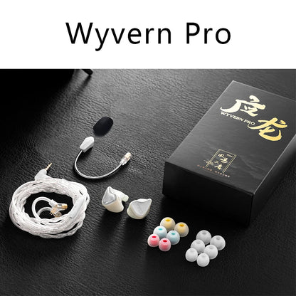Kinera Celest Wyvern PRO / Wyvern IEM Audio – Fone de Ouvido In-Ear com Microfone Removível