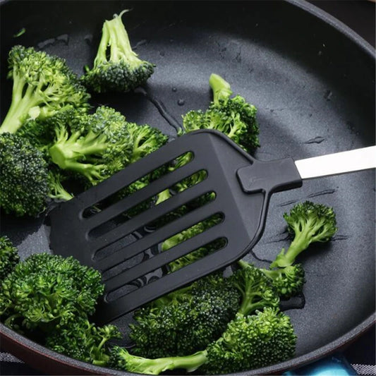 Espátula de Inox com Cabo de Nylon – Resistente ao Calor
