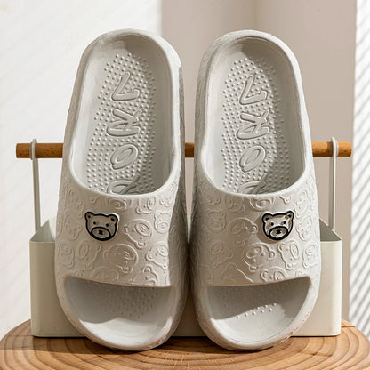 Chinelo Feminino ASIFN Estampa de Ursinho – EVA Confortável, Antiderrapante
