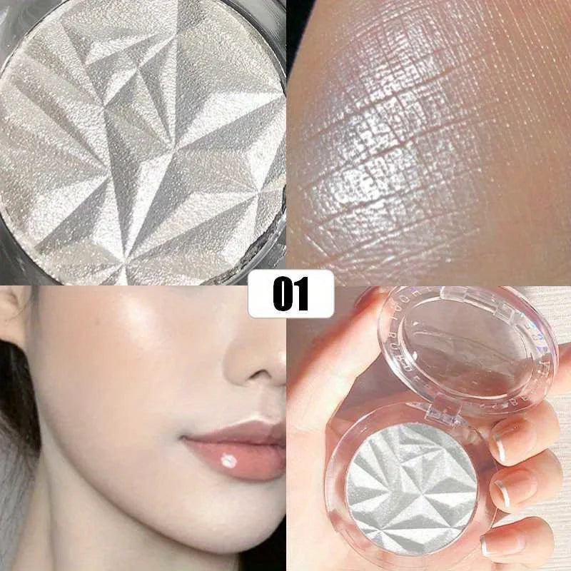 Paleta de Iluminador em Pó Diamond – 2 Cores Brilho Intenso