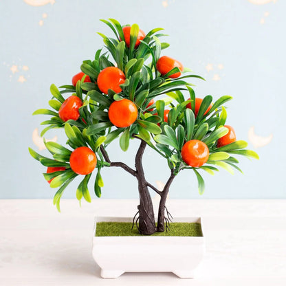 Planta Artificial Bonsai em Vaso – Decoração para Mesa, Casa, Escritório