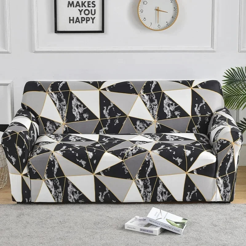 Capa de Sofá Estampada em Elastano – Protetor Decorativo