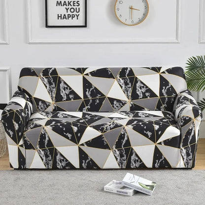 Capa de Sofá Estampada em Elastano – Protetor Decorativo