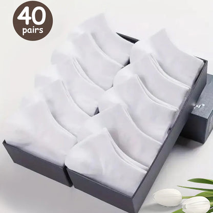 Meias Masculinas Cano Baixo Antiodor – Pacote com 10/20/30/40/50 Pares