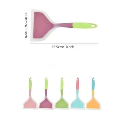 Espátula de Silicone para Cozinha – Pancake, Ovos, Carne, Pizza | Resistente ao Calor