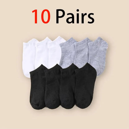 Meias Masculinas Cano Baixo Antiodor – Pacote com 10/20/30/40/50 Pares