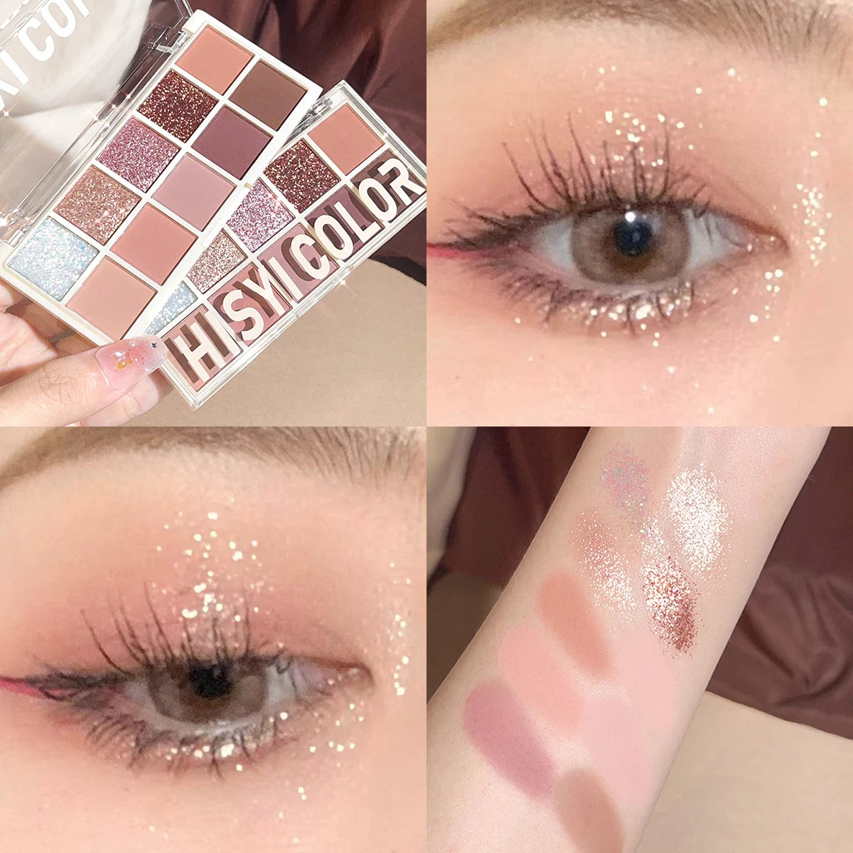 Paleta de Sombras 10 Cores Star Rejuvenation – Efeito Pérola, Matte e Cintilante