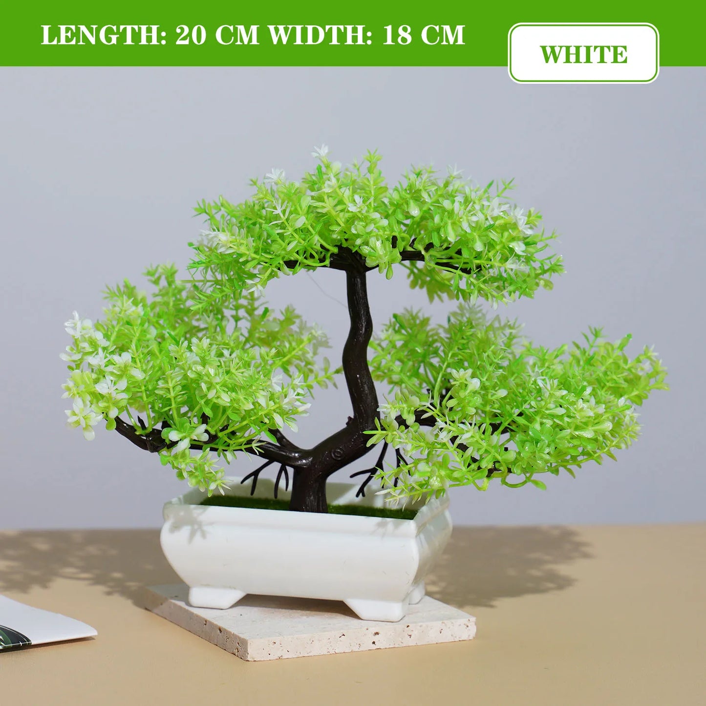 Planta Artificial Bonsai em Vaso – Decoração para Mesa, Casa, Escritório