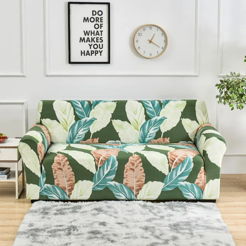 Capa de Sofá Estampada em Elastano – Protetor Decorativo