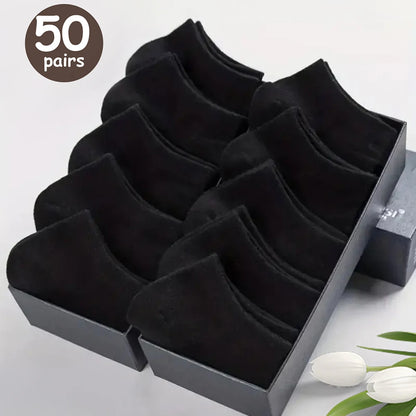 Meias Masculinas Cano Baixo Antiodor – Pacote com 10/20/30/40/50 Pares