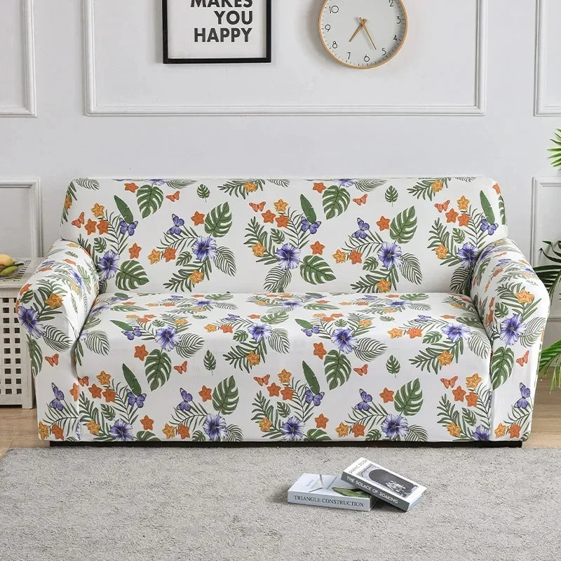 Capa de Sofá Estampada em Elastano – Protetor Decorativo