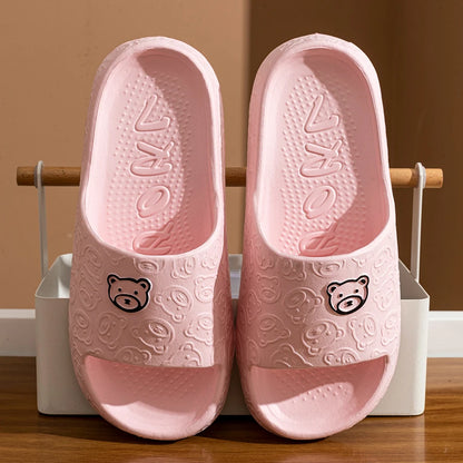 Chinelo Feminino ASIFN Estampa de Ursinho – EVA Confortável, Antiderrapante