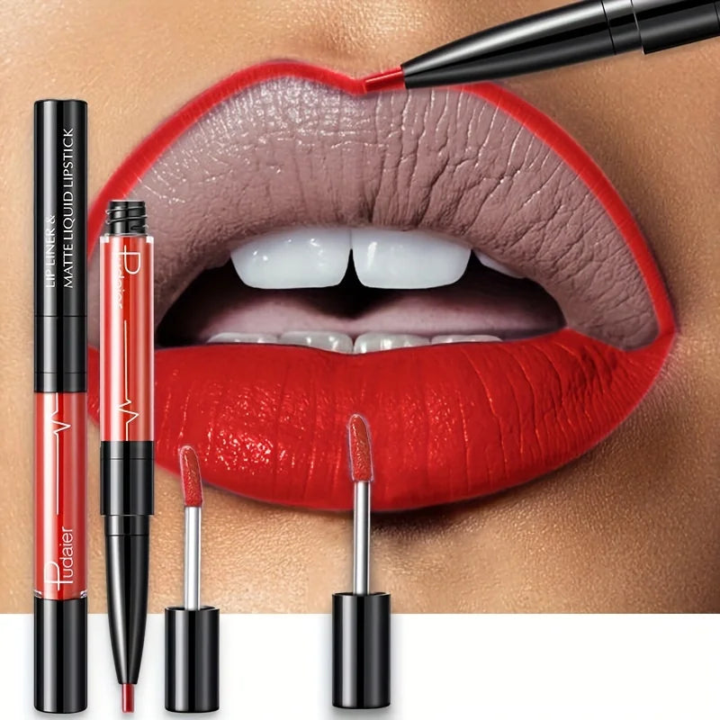 Lápis de Contorno Labial à Prova d’Água – Alta Precisão e Longa Duração