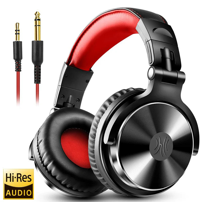 Fones de Ouvido com Fio Oneodio Pro 10/30/50 — Estúdio Profissional, DJ, Microfone