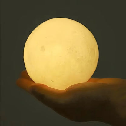 Luminária Lua LED Decorativa – Luz Noturna Atmosférica