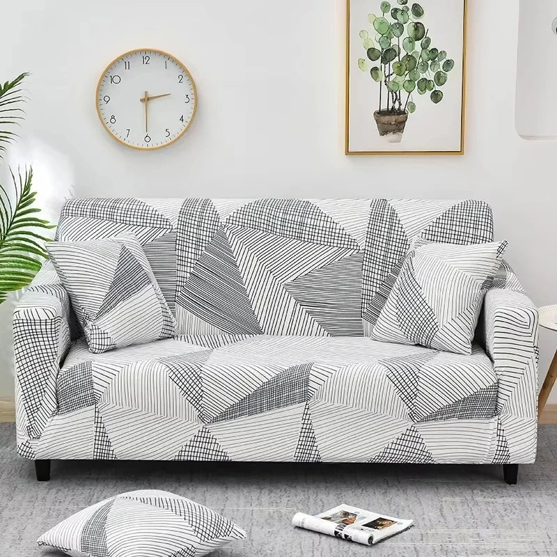 Capa de Sofá Estampada em Elastano – Protetor Decorativo