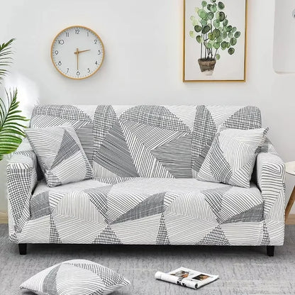 Capa de Sofá Estampada em Elastano – Protetor Decorativo