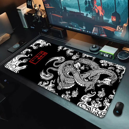 Mousepad Gamer Japonês XXL – Dragão Estilo Anime | Antiderrapante