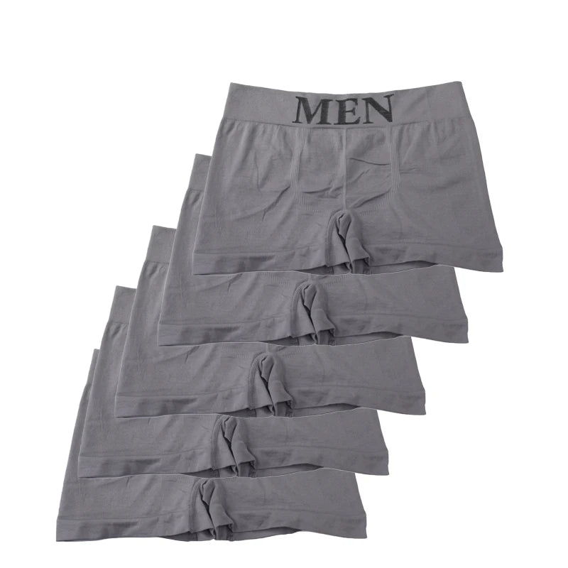 Cueca Boxer Masculina – Kit com 5 Unidades