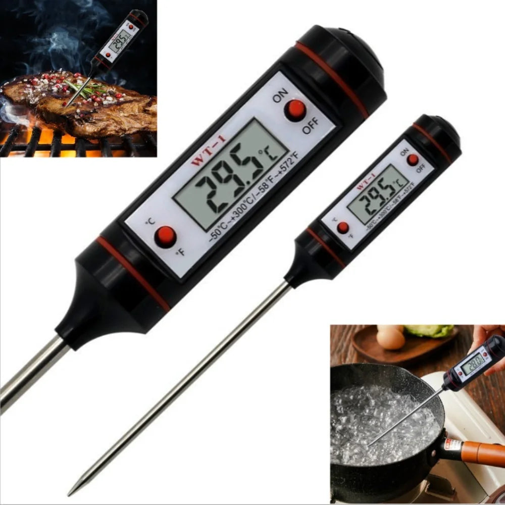 Termômetro Digital para Alimentos com Sonda Inox – Cozinha
