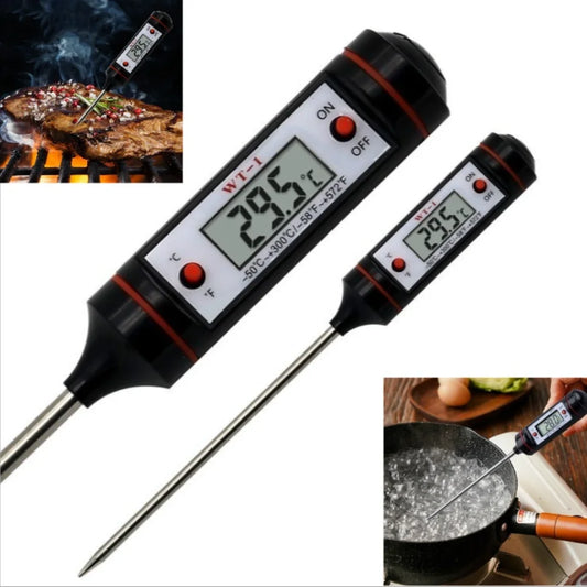 Termômetro Digital para Alimentos com Sonda Inox – Cozinha