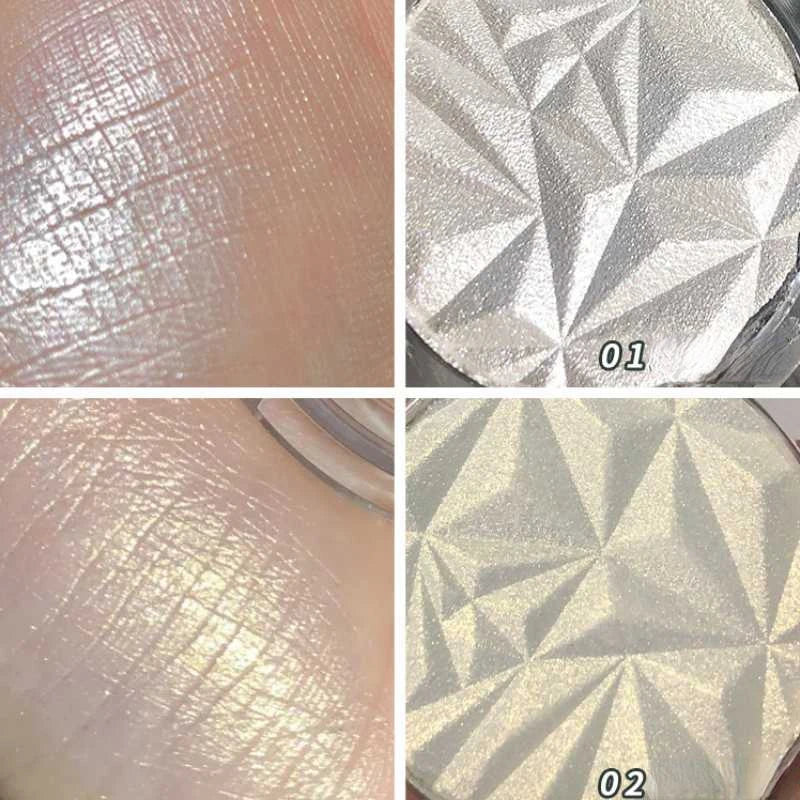 Paleta de Iluminador em Pó Diamond – 2 Cores Brilho Intenso