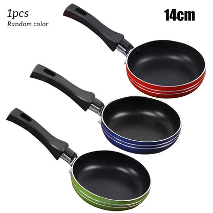 Mini Frigideira Antiaderente em Aço Inox – 12cm / 14cm / 16cm