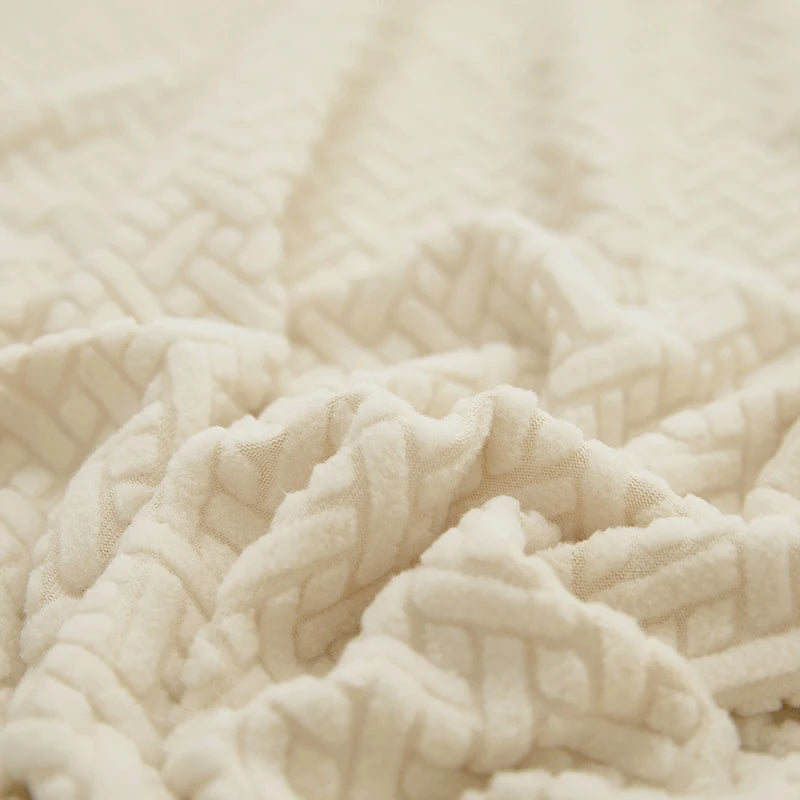 Capa de Sofá Elástica em Jacquard – Protetor para Sala de Estar