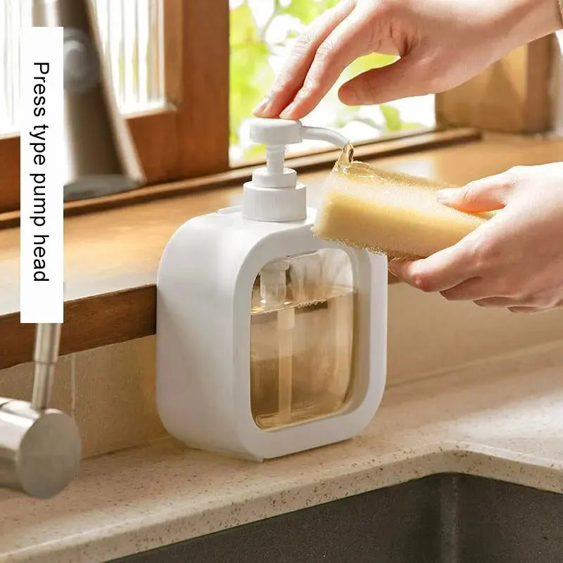 Frasco Dispensador Reutilizável de Detergente/Sabonete – 300ml ou 500ml