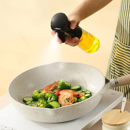 Borrifador de Óleo 200/300/500ml – Frasco Pulverizador para Cozinha