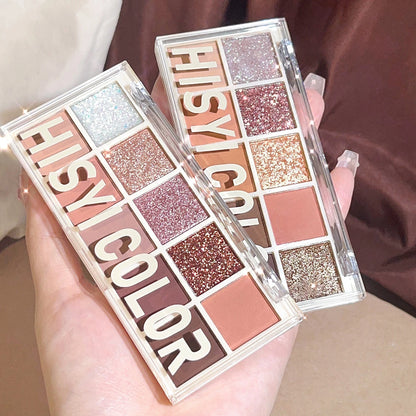 Paleta de Sombras 10 Cores Star Rejuvenation – Efeito Pérola, Matte e Cintilante
