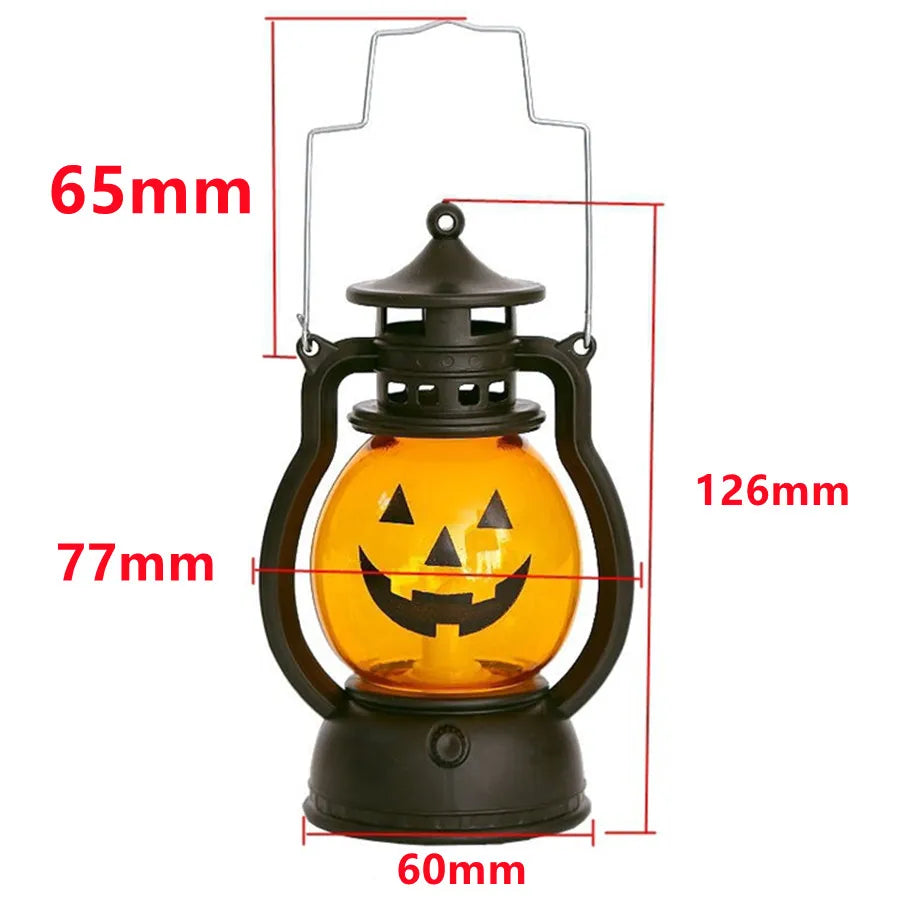 Castiçal Retro em Forma de Lampião – Iluminação Decorativa LED
