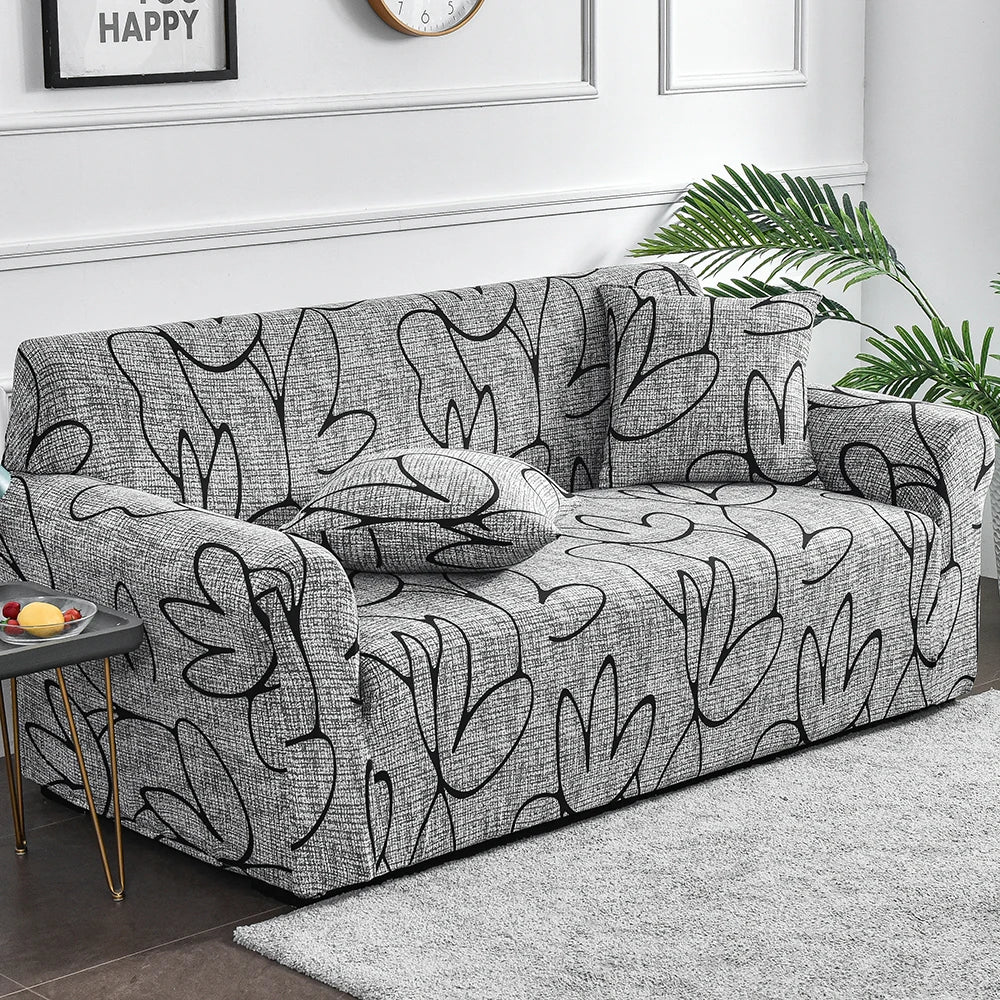 Capa de Sofá Estampada em Elastano – Protetor Decorativo