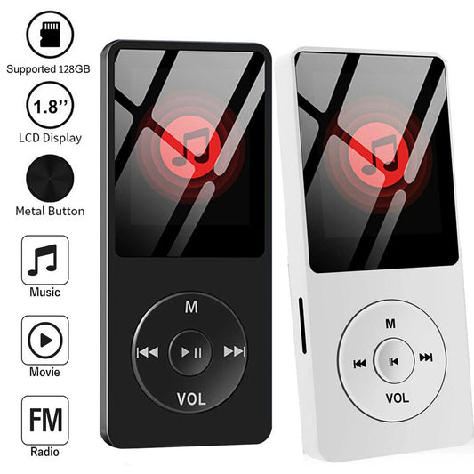 MP3 Player Portátil Mini Hi-Fi com Bluetooth 4.0